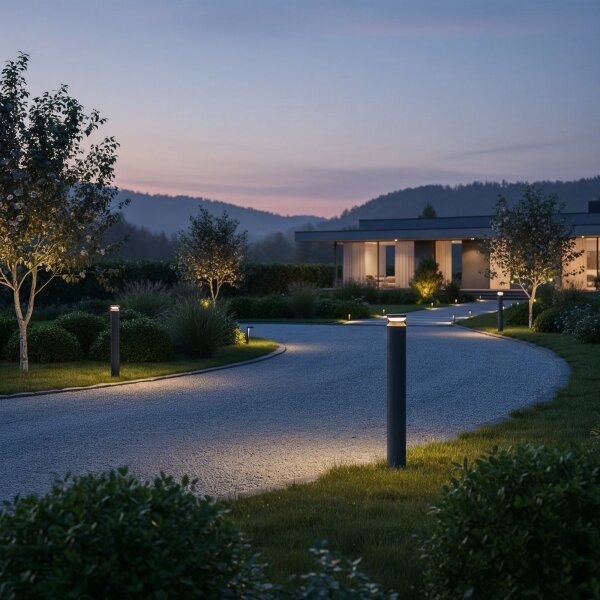 Lampă LED de exterior Ideal Lux BOEING LED/14W/230V 100 cm IP65 antracit