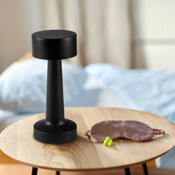 SIMPLY Lampă de birou LED tactilă reglabilă, 5V, 800 mAh, neagră