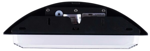 Aplica de perete pentru exterior ALABAMA, LED, 12W, 230V, IP54, neagră