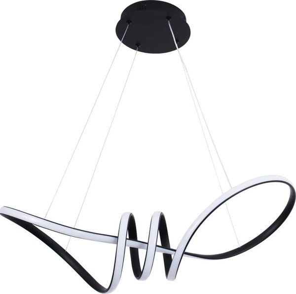 Lustră LED suspendată FLAVIA, 44 W, 230 V, neagră