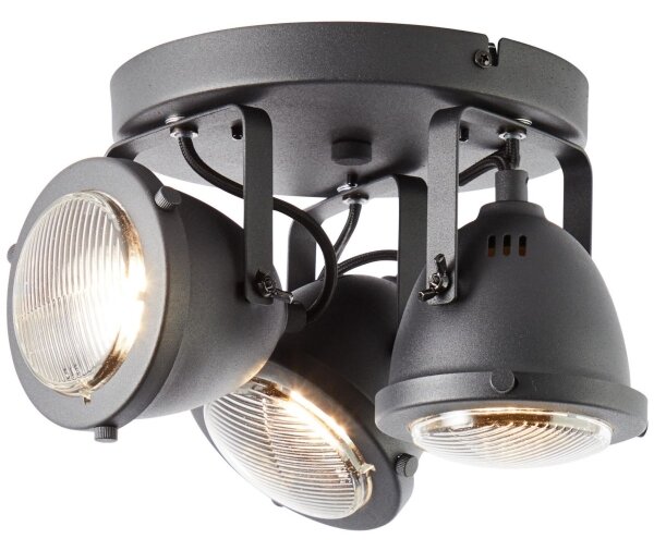 Brilliant - Spot CARMEN 3xGU10/5W/230V, negru