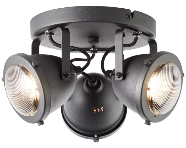 Brilliant - Spot CARMEN 3xGU10/5W/230V, negru