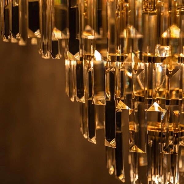 Zuma Line 17701/20-GLD - Candelabru suspendat VERSAILLES 20xE14/40W/230V, auriu