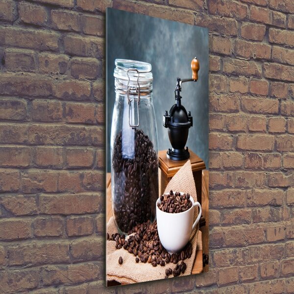 Tablou pe pe sticlă Râșniță de cafea