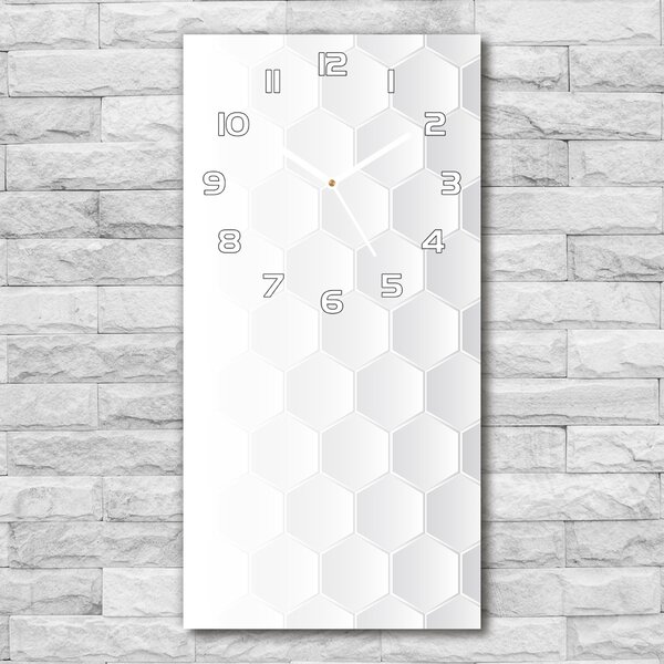 Ceas din sticlă dreptunghiular vertical fundal geometrică