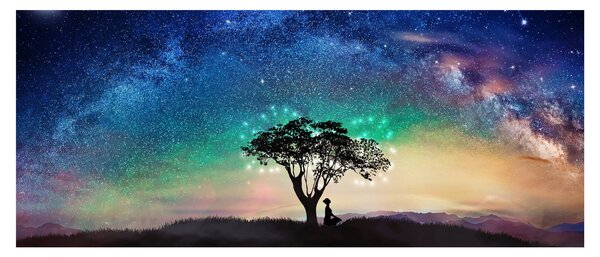 Tablou - Relaxare sub stele (120x50 cm)