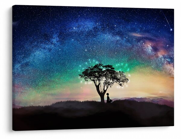 Tablou - Relaxare sub stele (70x50 cm)