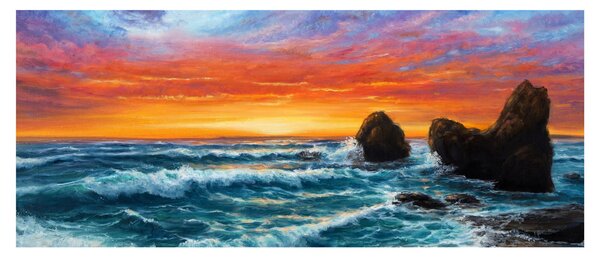 Tablou - Apus de soare (120x50 cm)