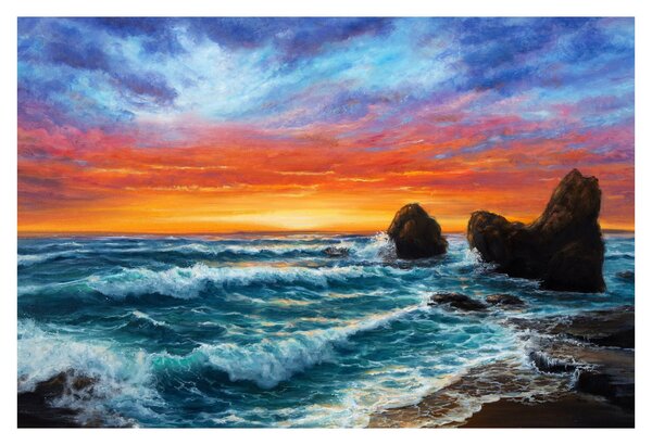 Tablou - Apus de soare (90x60 cm)