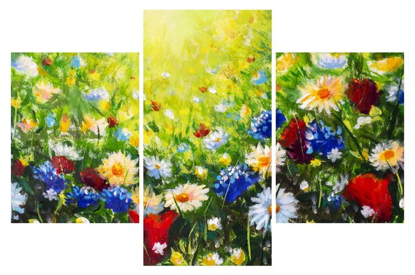 Tablou - Flori sălbatice (90x60 cm)
