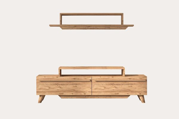 Mobilier living 505CRL1905, stejar, PAL melaminat, 2 piese