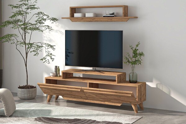 Mobilier living 505CRL1905, stejar, PAL melaminat, 2 piese