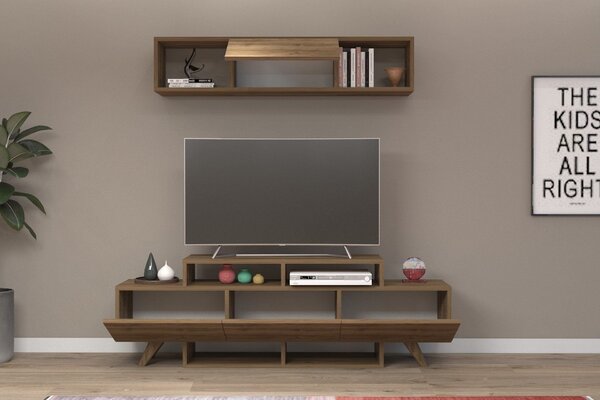 Mobilier living 505CRL1921, nuc, PAL melaminat, 2 piese