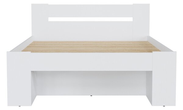 Pat Novsore 128Dublu, Alb, 140x200, PAL laminat, 15x20x9cm