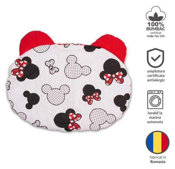 Perna copii cu urechiuse 0-2 ani Kidizi Minnie, 38x26 cm