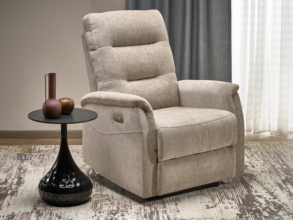 Fotoliu recliner Houston 1782, Bej, Tapiterie, 105x80x90cm, 39.6 kg