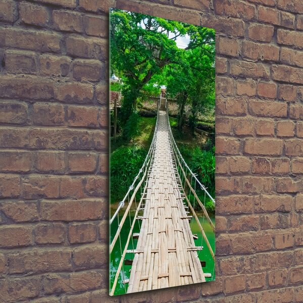 Fotografie imprimată pe sticlă Pod suspendat