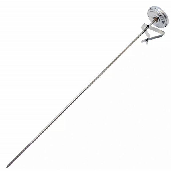 Termometru Bucătărie Pufo 31.5 cm cu Sondă Lungă - Oțel Inoxidabil, Prindere Ajustabilă
