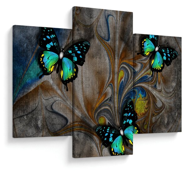 Tablou - Fluturi strălucitori în imagine (90x60 cm)