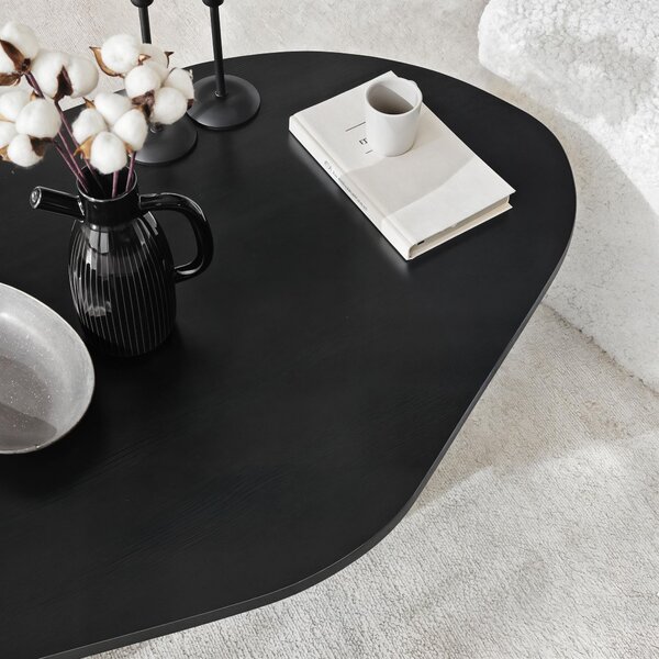 Măsuţă de cafea, Hanah Home, Culoare: Negru