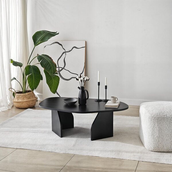 Măsuţă de cafea, Hanah Home, Culoare: Negru