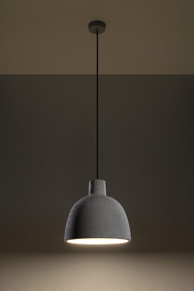 Sollux Lighting Damaso lampă suspendată 1x60 W gri/frasin SL.0281