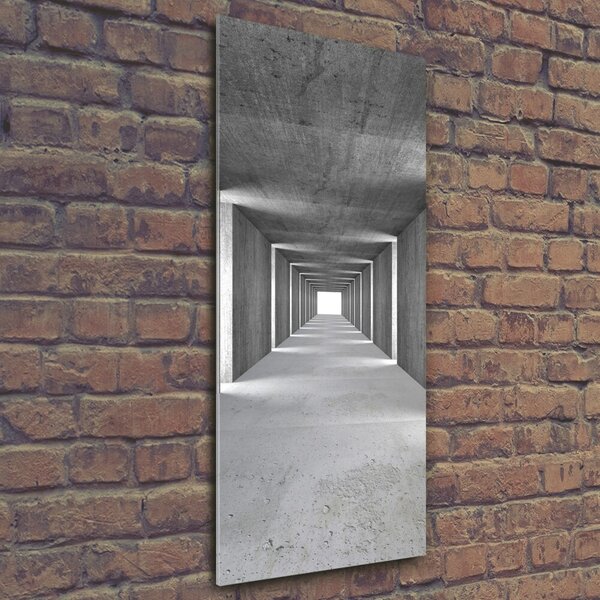 Tablou sticlă Tunelul de beton