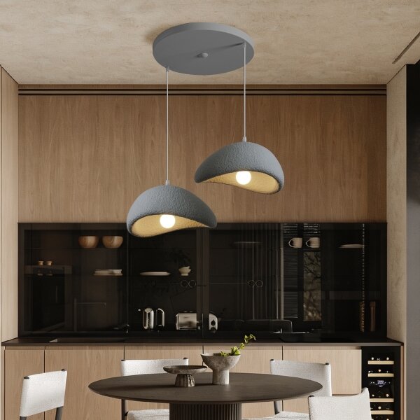 BRILAGI - Lustră pe cablu WABI SABI 2xE27/60W/230V gri