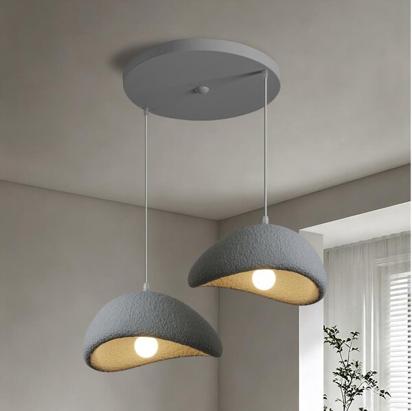 BRILAGI - Lustră pe cablu WABI SABI 2xE27/60W/230V gri