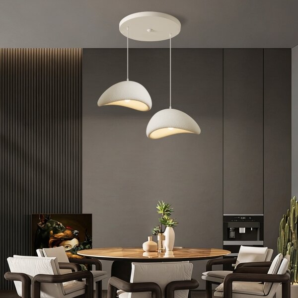 BRILAGI - Lustru suspendat pe cablu WABI SABI 2xE27/60W/230V alb