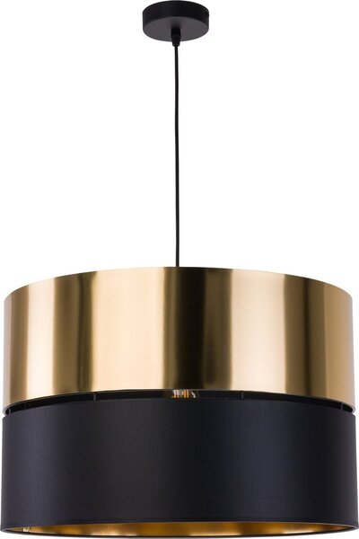TK Lighting Hilton lampă suspendată 1x25 W negru-auriu 4346