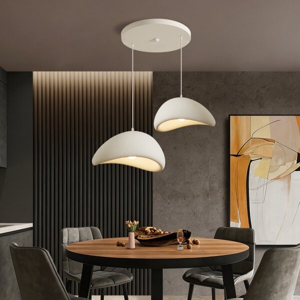 BRILAGI - Lampă suspendată pe cablu WABI SABI 2xE27/60W/230V alb