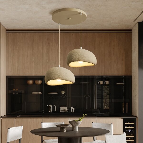 BRILAGI - Lustru pe cablu WABI SABI 2xE27/60W/230V alb