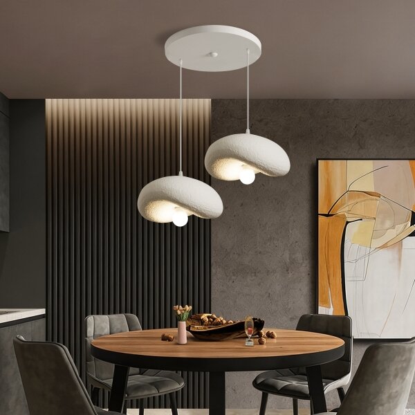 BRILAGI - Lustru suspendat pe cablu WABI SABI 2xE27/60W/230V alb
