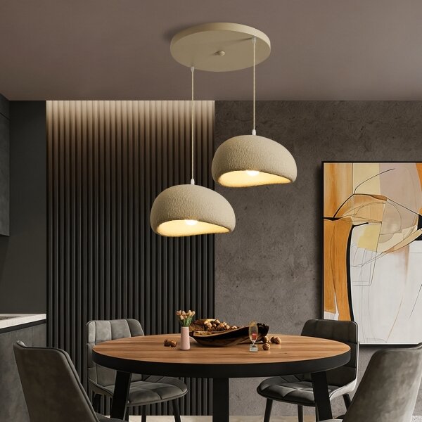 BRILAGI - Lustru pe cablu WABI SABI 2xE27/60W/230V alb