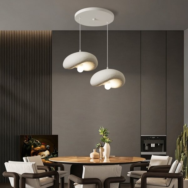 BRILAGI - Lustru suspendat pe cablu WABI SABI 2xE27/60W/230V alb