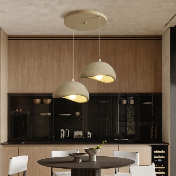 BRILAGI - Lustru cu cablu WABI SABI 2xE27/60W/230V bej