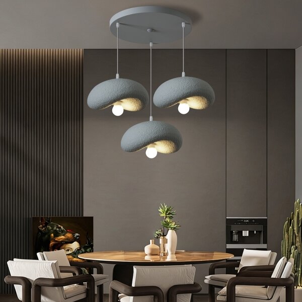 BRILAGI - Candelabru suspendat pe cablu WABI SABI 3xE27/60W/230V gri