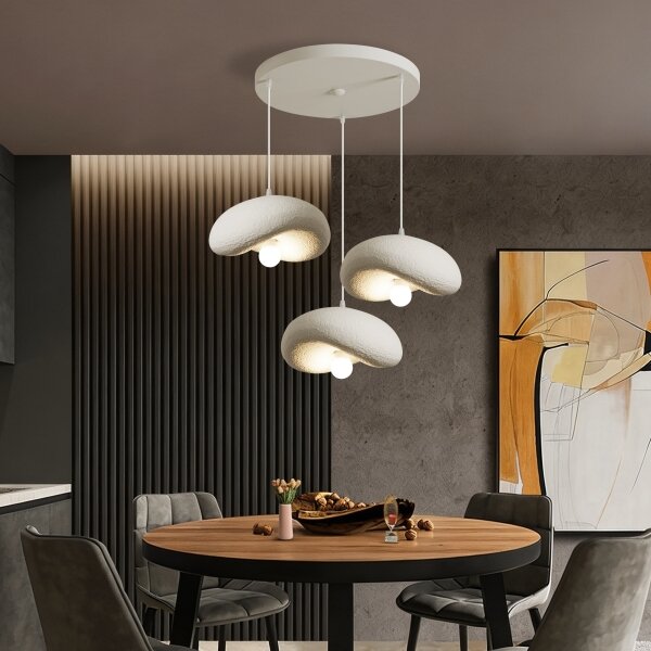 BRILAGI - Lustru suspendat pe cablu WABI SABI 3xE27/60W/230V alb