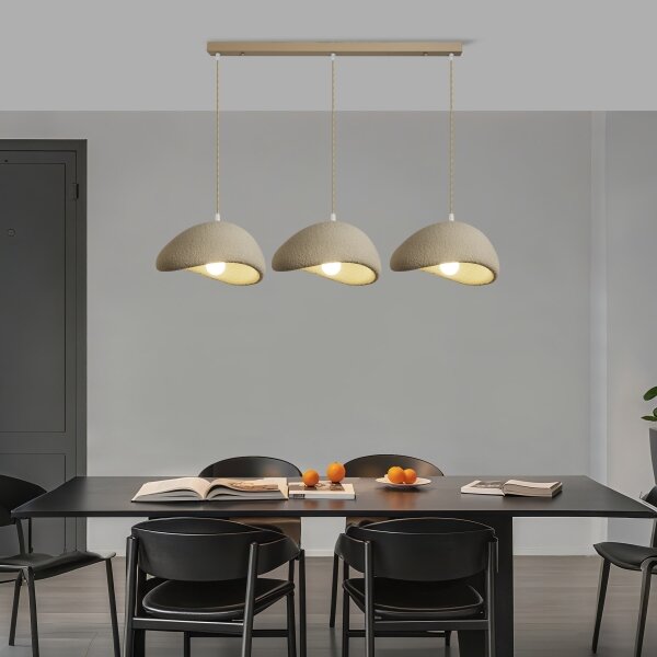 BRILAGI - Lustră suspendată cu cablu WABI SABI 3xE27/60W/230V bej