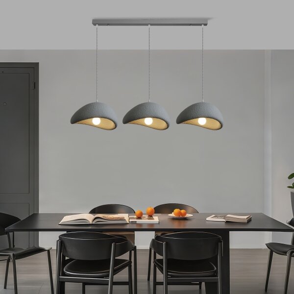 BRILAGI - Lustră suspendată pe cablu WABI SABI 3xE27/60W/230V gri