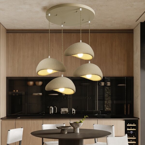 BRILAGI - Candelabru pe cablu WABI SABI 4xE27/60W/230V bej