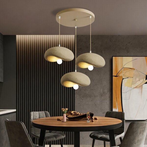BRILAGI - Candelabru suspendat pe cablu WABI SABI 3xE27/60W/230V bej