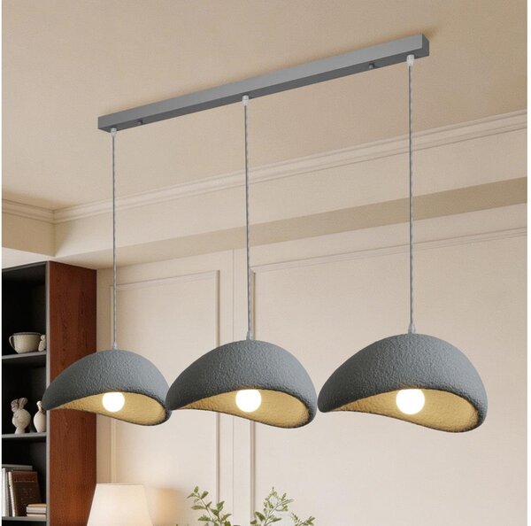 BRILAGI - Lustră suspendată pe cablu WABI SABI 3xE27/60W/230V gri
