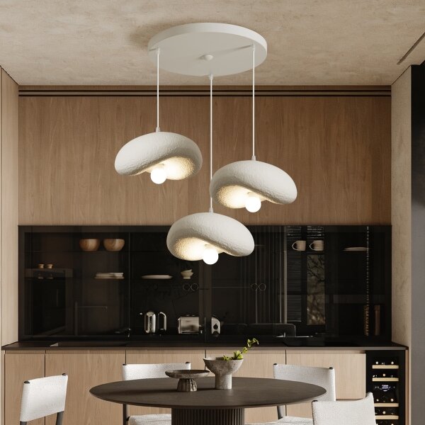 BRILAGI - Lustru suspendat pe cablu WABI SABI 3xE27/60W/230V alb
