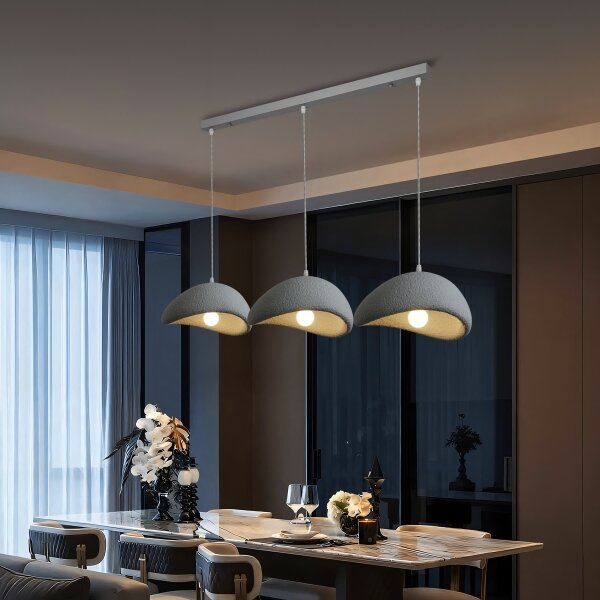 BRILAGI - Lustră suspendată pe cablu WABI SABI 3xE27/60W/230V gri