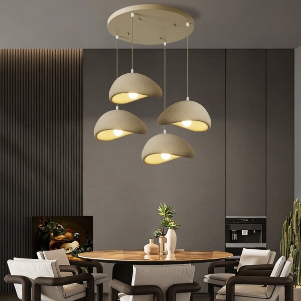 BRILAGI - Candelabru pe cablu WABI SABI 4xE27/60W/230V bej