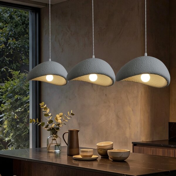 BRILAGI - Lustră suspendată pe cablu WABI SABI 3xE27/60W/230V gri