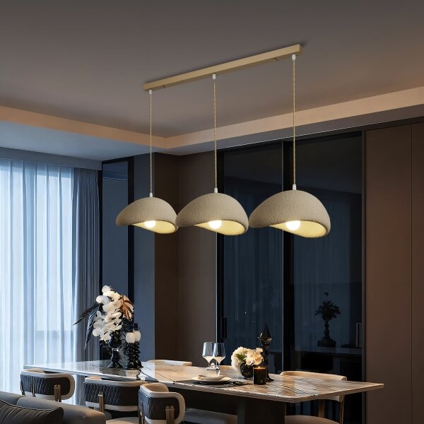 BRILAGI - Lustră suspendată cu cablu WABI SABI 3xE27/60W/230V bej
