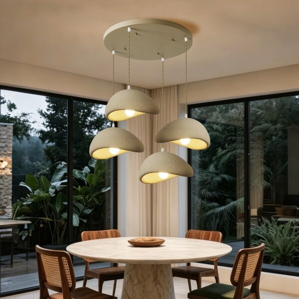 BRILAGI - Candelabru pe cablu WABI SABI 4xE27/60W/230V bej